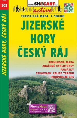 Jizerské hory, Český ráj 1:100 000 - neuveden