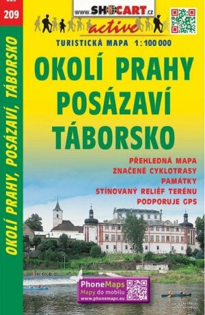 Okolí Prahy, Posázaví, Táborsko 1:100 000 - neuveden