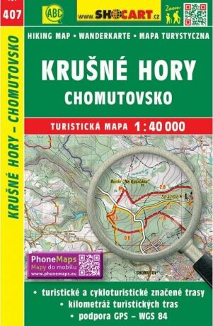 Krušné hory Chomutovsko 1:40 000 - neuveden