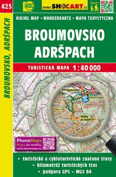 SC 425 Broumovsko, Adršpach 1:40 000 - neuveden