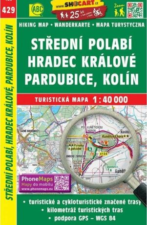Střední Polabí, Hradec Králové, Pardubice, 1:40 000 - neuveden