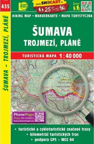 SC 435 Šumava - Trojmezí, Pláně 1:40 000 - neuveden