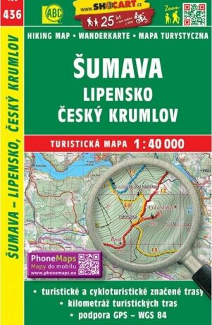 Šumava, Lipensko, Český Krumlov 1:40 000 - neuveden