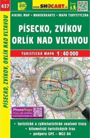 SC 437 Písecko, Zvíkov, Orlík nad Vltavou 1:40 000 - neuveden