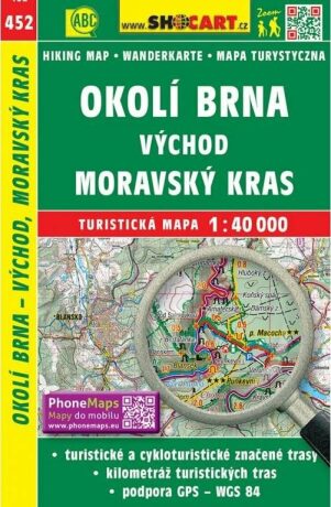 Okolí Brna východ, Moravský kras 1:40 000 - neuveden