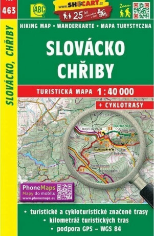 SC 463 Slovácko, Chřiby 1:40 000 - neuveden