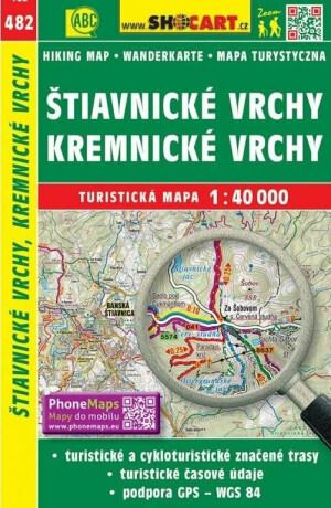 SC 482 Štiavnické vrchy, Kremnické vrchy 1:40 000 - neuveden