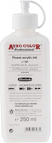 Schmincke Aerocolor 250ml – 101 supra-white opaque - 