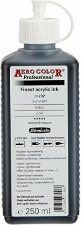 Schmincke Aerocolor 250ml – 702 black - 
