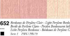 Sennelier oil stick 38ml – 652 Light Perylene Bordeaux - 
