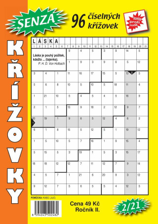 Senza číselné křížovky 2/2021 - neuveden