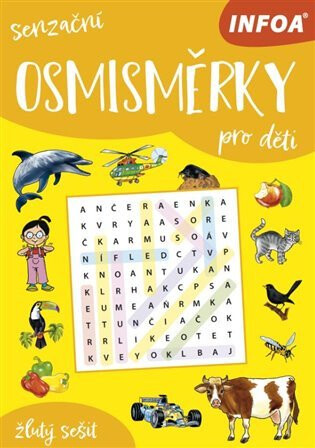 Senzační osmisměrky pro děti - žlutý sešit - neuveden