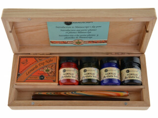 Set pro kaligrafii v dárkové krabičce Manuscript - 