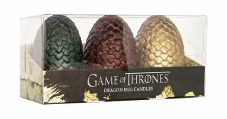 Set svíček Game of Thrones - 3 dračí vejce - neuveden