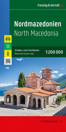 Severní Makedonie 1:200 000 / automapa + volnočasová mapa - neuveden