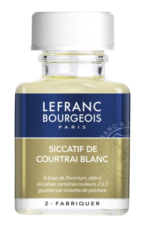 Sikativ Lefranc Courtrai bílý 75ml bez olova - 