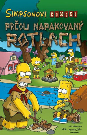 Simpsonovi Prčou napakovaný potlach - Matt Groening