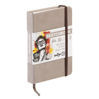Sketchbook Darwi A6 Taupe - 