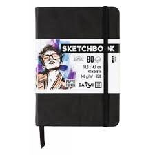 Sketchbook Darwi A6 Black - 