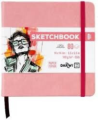 Sketchbook Darwi 14x14 Soft pink - 