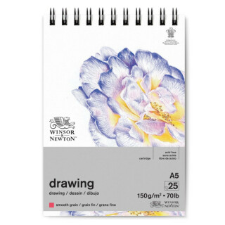 Skicovací blok W&N Drawing pad smooth A5 150g - 
