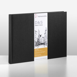 Skicovací kniha Hahnemühle D&S A3 landscape černá - 