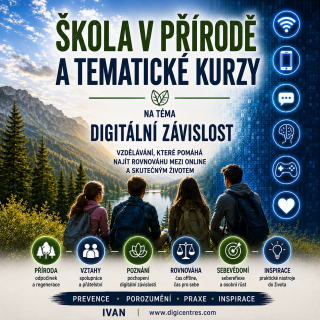 Škola v přírodě a tematické kurzy na téma digitální závislost. -  Ivan