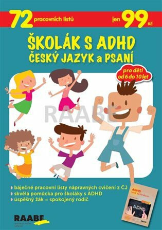 Školák s ADHD - Český jazyk a psaní - Jan-Michal Mleziva,Brožovská Helena,Romana Růžičková,Vladimíra Strculová,Jáchym Nádvorník