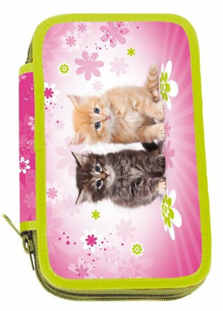 Školní penál dvoupatrový - Cats - neuveden