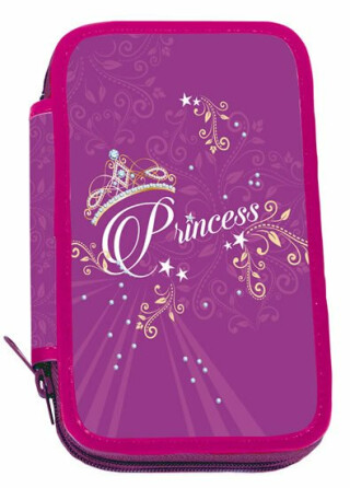 Školní penál dvoupatrový - Princess - neuveden