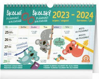 Školní plánovací kalendář s háčkem 2024 - neuveden