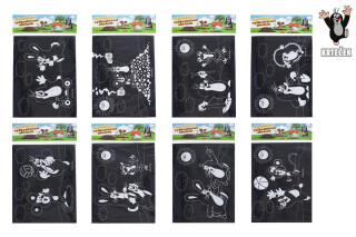 Škrabací obrázek W014495 Krtek 19x26cm - 