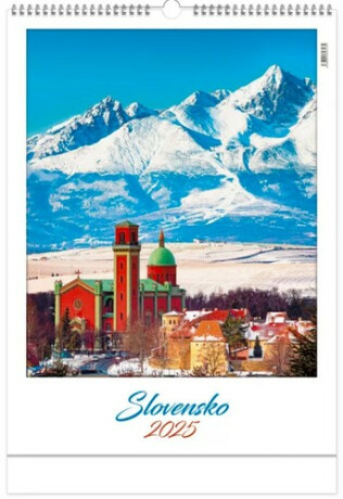 Slovensko 2025 - nástenný kalendár - 