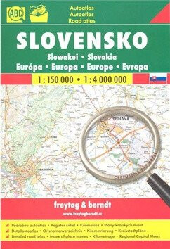 Slovensko autoatlas 1:150 0000 A4, spirála - neuveden