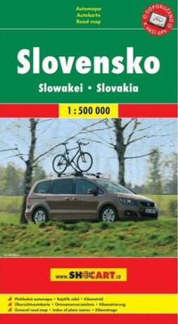 Automapa Slovensko 1:500 000 (poškozené) - neuveden