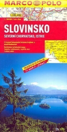 Slovinsko, Severní Chor.,Istrie - automapa 1:300 000 - neuveden