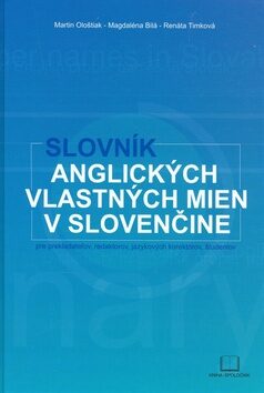 Slovník anglických vlastných mien v slovenčine - Kolektív autorov