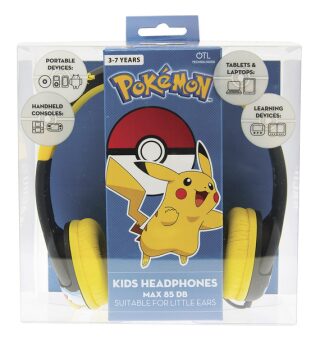 Sluchátka Junior: Pokémon - Electric Pikachu - 