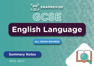 SnapRevise GCSE English Language Summary Notes - 