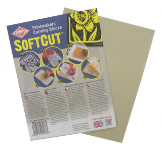 Softcut měkké lino pro linoryt 7,5x7,5cm - 