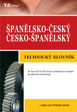 Španělsko-český/ česko-španělský technický slovník - TZ-One