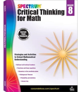 Spectrum Critical Thinking for Math Gr 8 - 