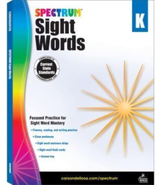 Spectrum Sight Words Grade K - 