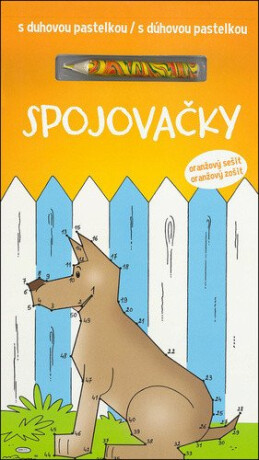 Spojovačky s duhovou pastelkou/Spojovačky s dúhovou pastelkou - oranžový sešit/oranžový zošit - neuveden