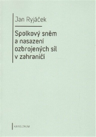Spolkový sněm a nasazení ozbrojených sil v zahraničí - Jan Ryjáček
