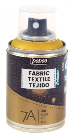 Sprej na textil 7A 100ml – zlatý - 