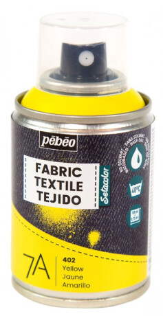 Sprej na textil 7A 100ml – žlutý - 