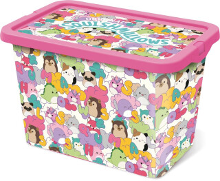 Squishmallows STOR úložný box s víkem - 7 L - 