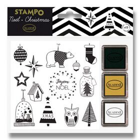 Stampo ALADINE razítka romantické Vánoce - 