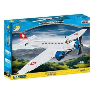 Stavebnice COBI II WW Junkers JU 52/3M, 542 kostek, 1 f (poškozené) - neuveden